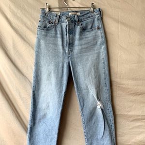 Levi Ribcage Straight jeans